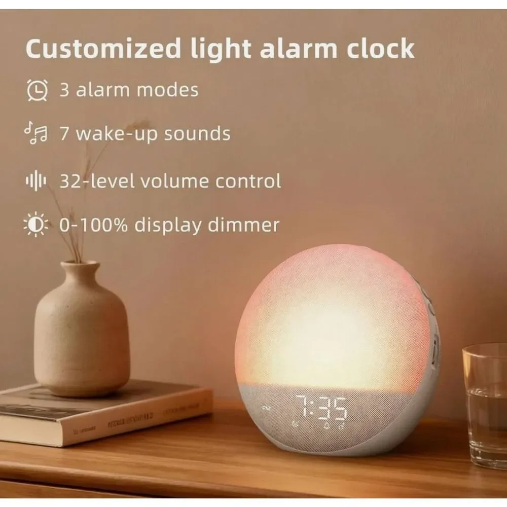 ODOKEE H03 Sunrise Alarm Clock And Sound Machine